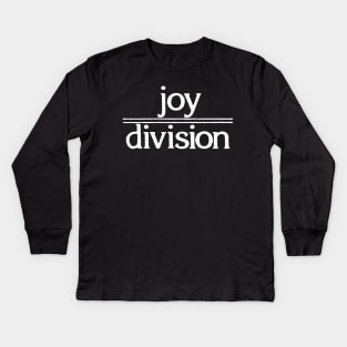 Joy Division Retro Design Kids Long Sleeve T-Shirt